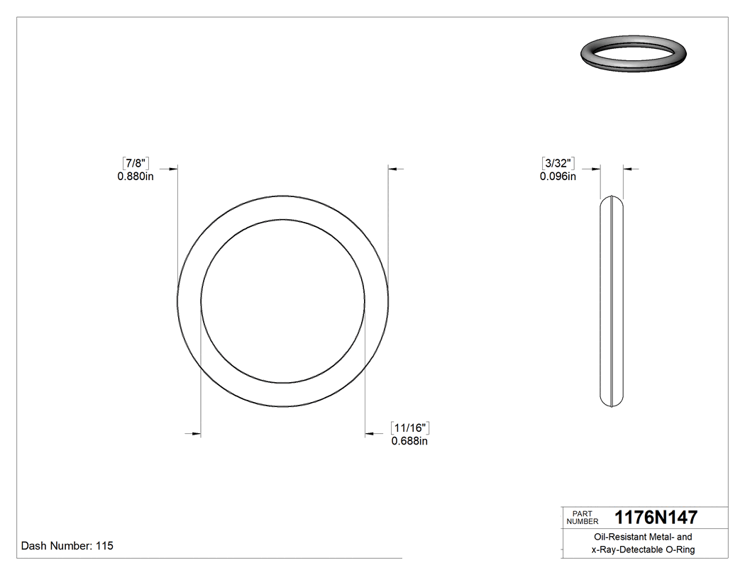 Technical drawing - 1176N147